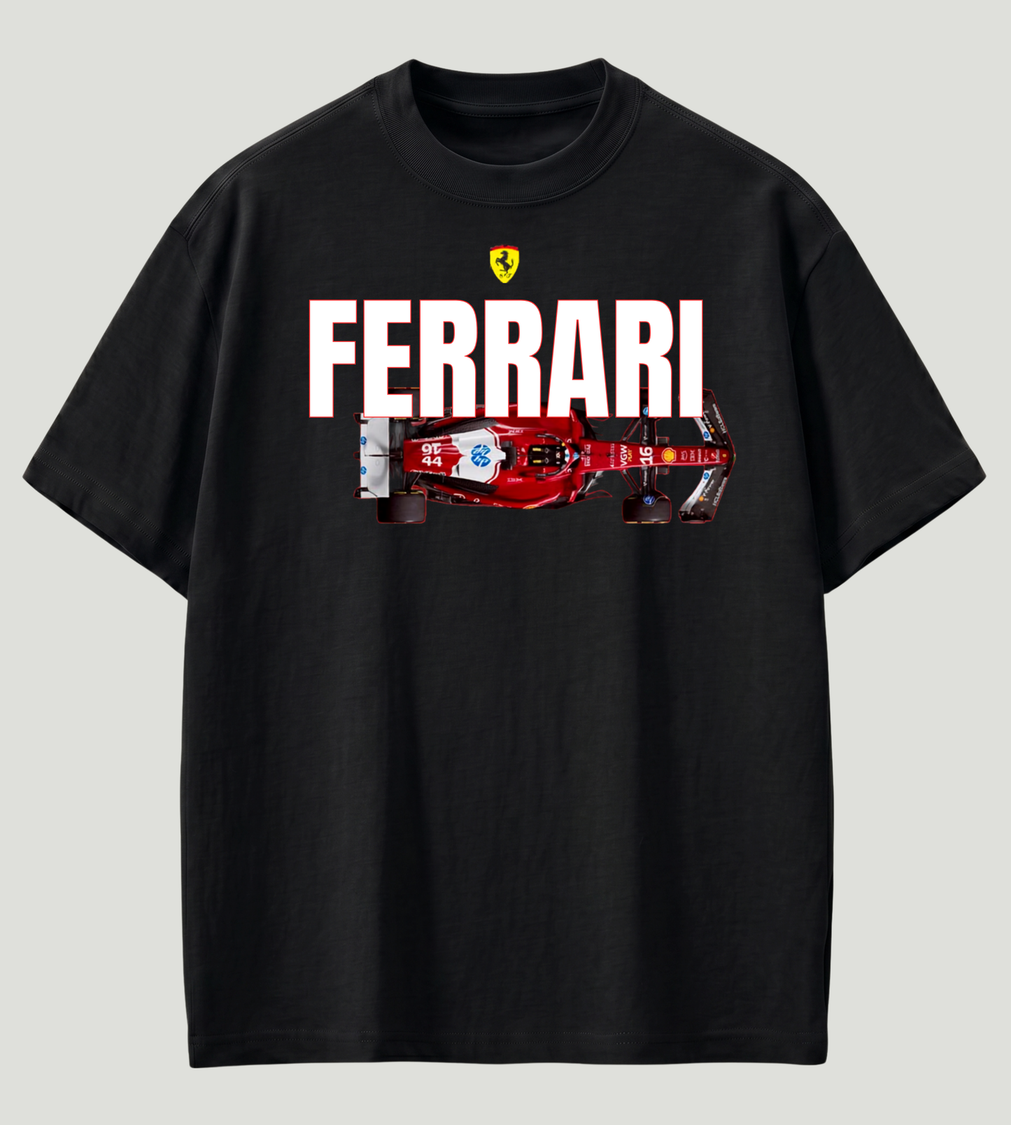 Ferrari F1 Inspired Premium Oversized T-Shirt | 210 GSM 100% Cotton | Store89 Originals