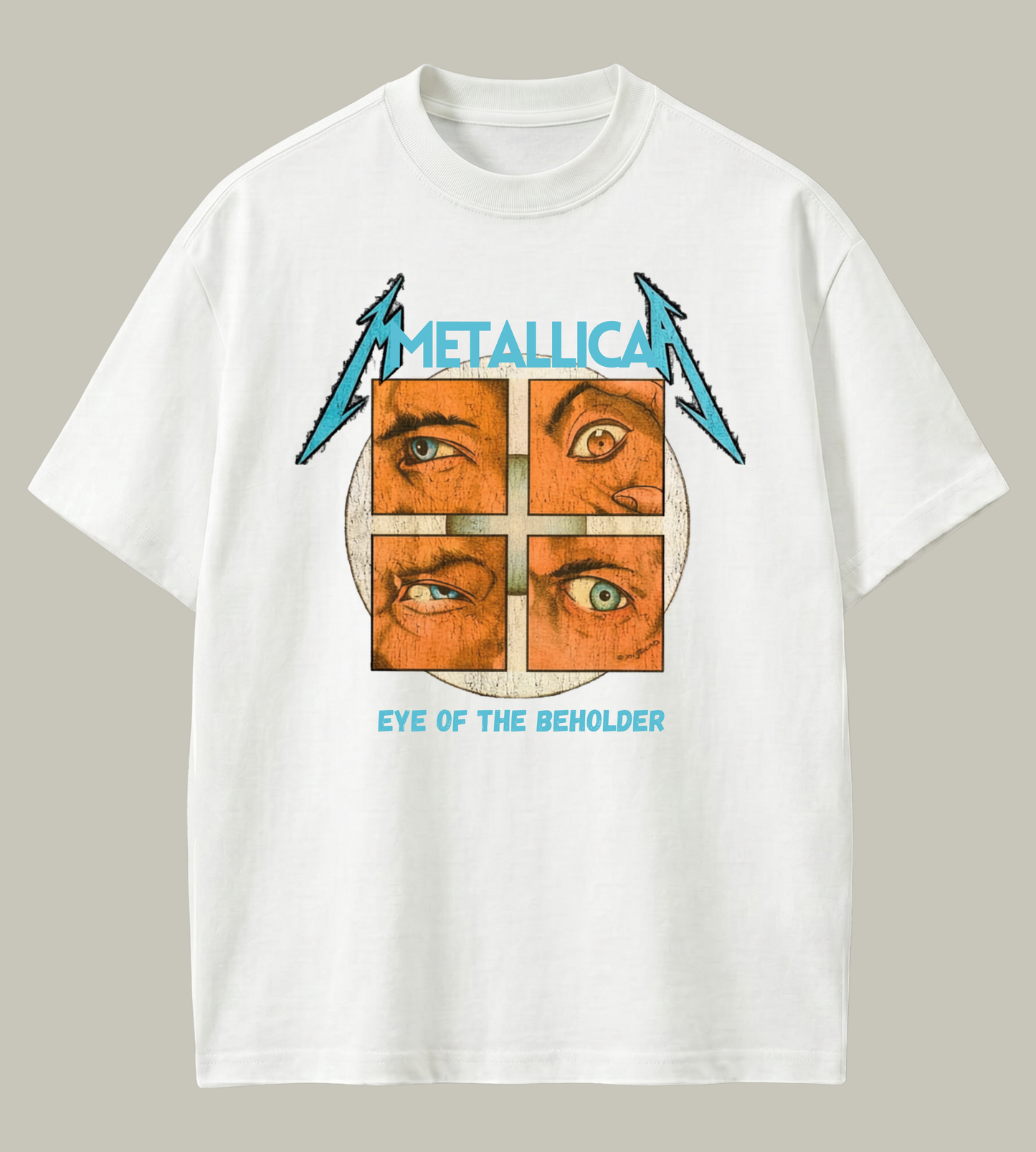 Metallica Inspired Oversized T-Shirt | Premium Heavy Metal Streetwear