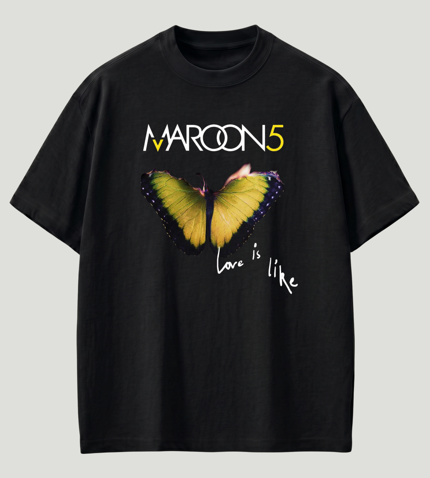 Maroon 5 Inspired Premium Oversized T-Shirt | 210 GSM 100% Cotton | Store89 Originals