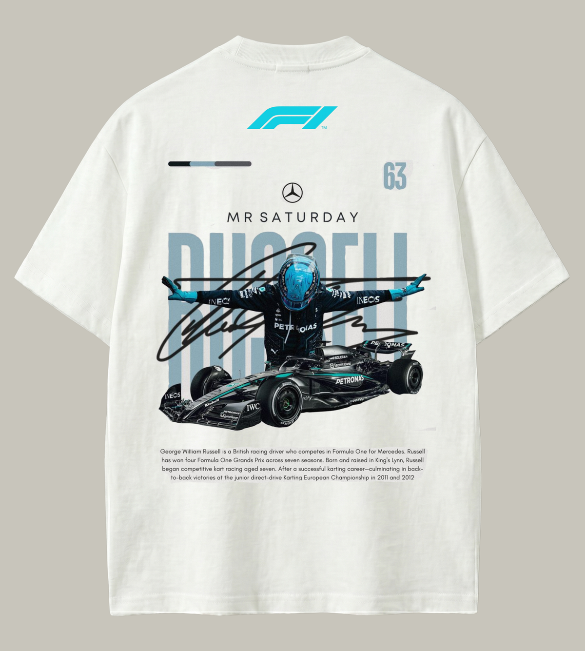 Mercedes-AMG Petronas F1 Oversized T-Shirt | Motorsport Streetwear