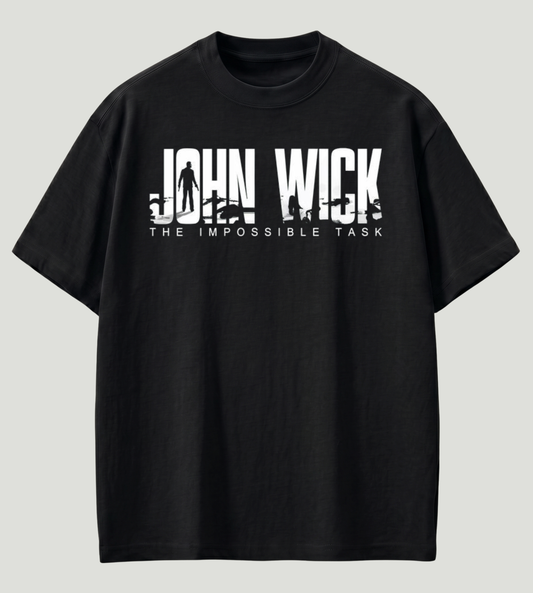 John Wick Inspired Premium Oversized T-Shirt | 210 GSM 100% Cotton | Store89 Originals