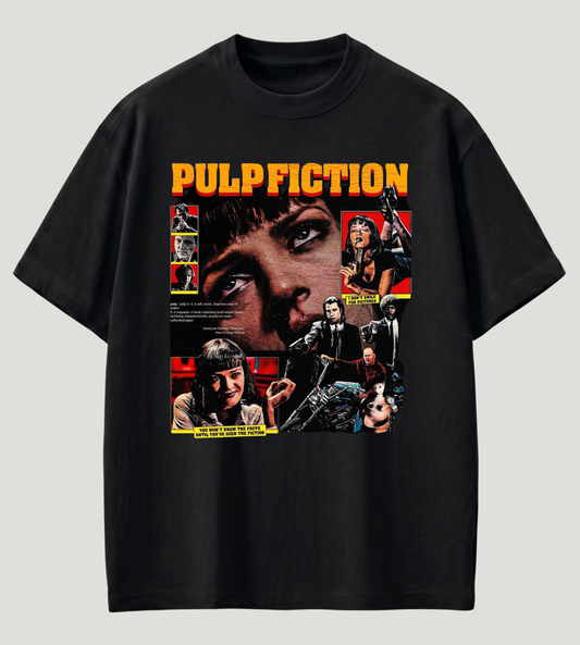 Pulp Fiction Inspired Premium Oversized T-Shirt | 210 GSM 100% Cotton | Store89 Originals