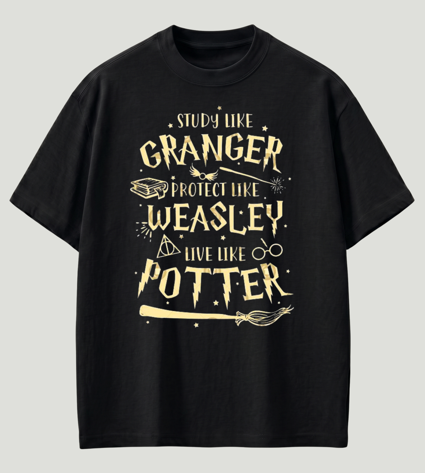 Harry Potter Inspired Premium Oversized T-Shirt | 210 GSM 100% Cotton | Store89 Originals