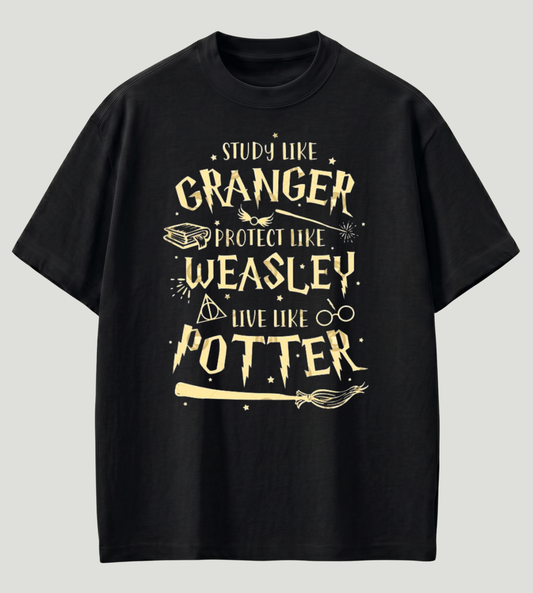 Harry Potter Inspired Premium Oversized T-Shirt | 210 GSM 100% Cotton | Store89 Originals
