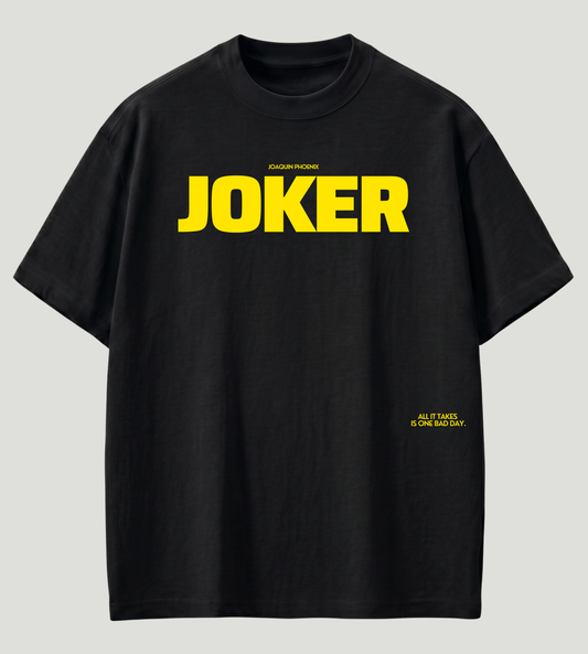 Joker Inspired Premium Oversized T-Shirt | 210 GSM 100% Cotton | Store89 Originals