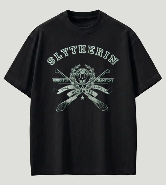 Slytherin Inspired Premium Oversized T-Shirt | 210 GSM 100% Cotton | Store89 Originals
