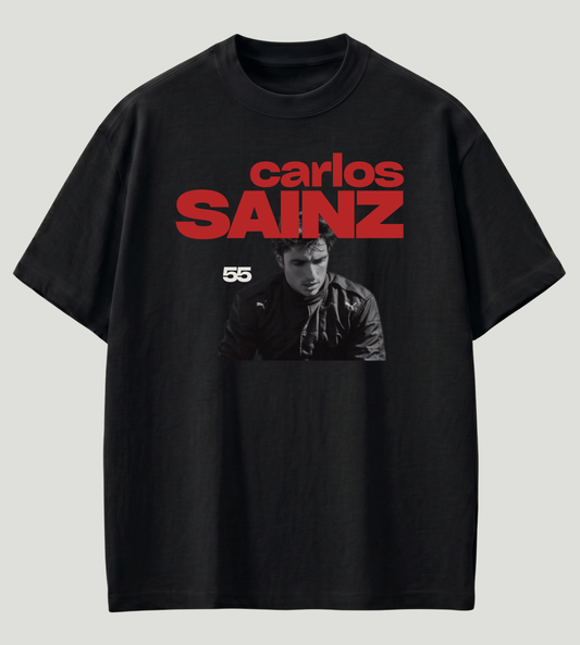 Carlos Sainz Inspired Premium Oversized T-Shirt | 210 GSM 100% Cotton | Store89 Originals