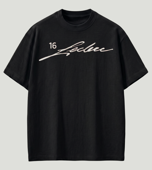 Charles Leclerc Minimal Inspired Premium Oversized T-Shirt | 210 GSM 100% Cotton | Store89 Originals
