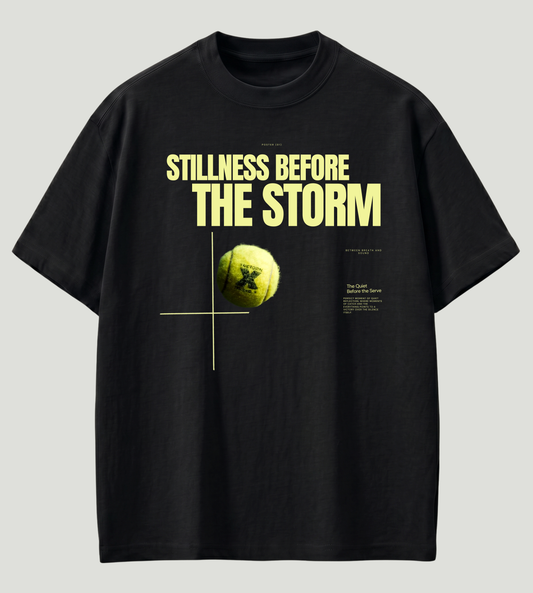 Stillness Before the Storm Premium Oversized T-Shirt | 210 GSM 100% Cotton | Store89 Originals