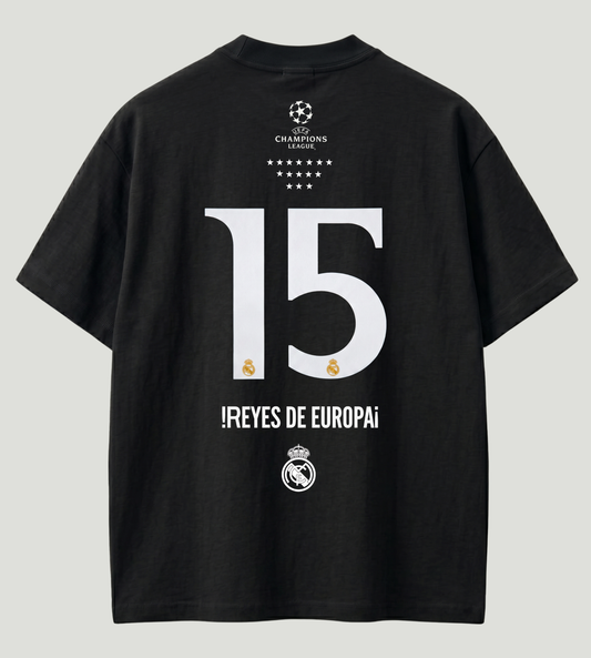 Madridista Oversized Black T-Shirt | Premium Football Streetwear