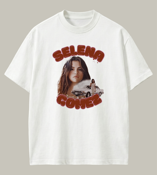 Selena Gomez Inspired Premium Oversized T-Shirt | 210 GSM Cotton | Store89 Originals
