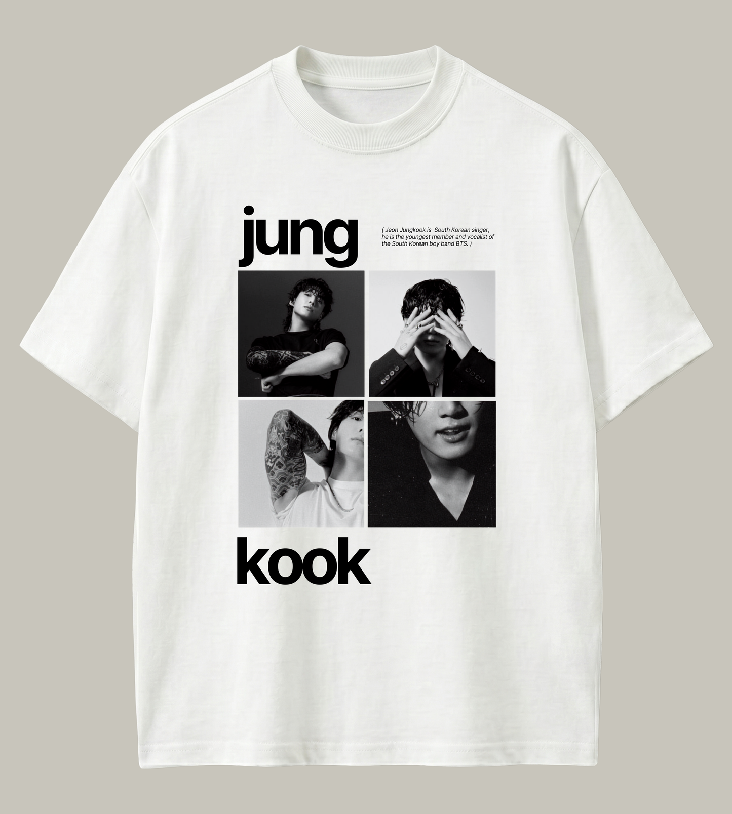 Jung Kook Inspired Oversized T-Shirt | Premium K-Pop Streetwear