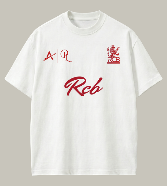RCB Fan Edition Oversized Tee | High-Quality DTF Print