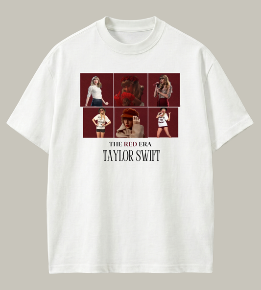 Taylor Swift – Red Era Inspired Oversized T-Shirt | Premium Music Streetwear