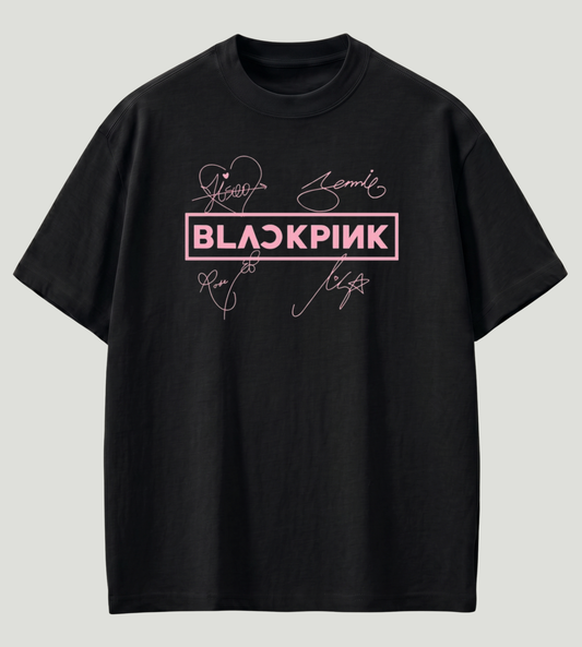 BLACKPINK Inspired Oversized T-Shirt | Premium K-Pop Streetwear