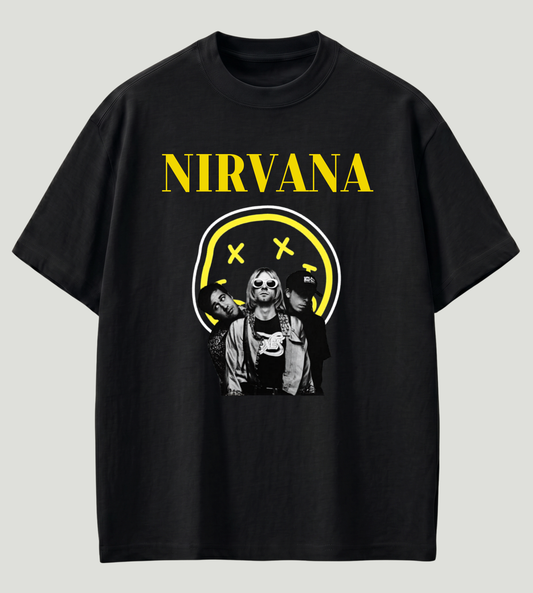 Nirvana Inspired Premium Oversized T-Shirt | 210 GSM 100% Cotton | Store89 Originals
