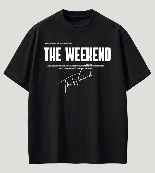 The Weeknd Inspired Oversized T-Shirt | Premium Music Streetwear