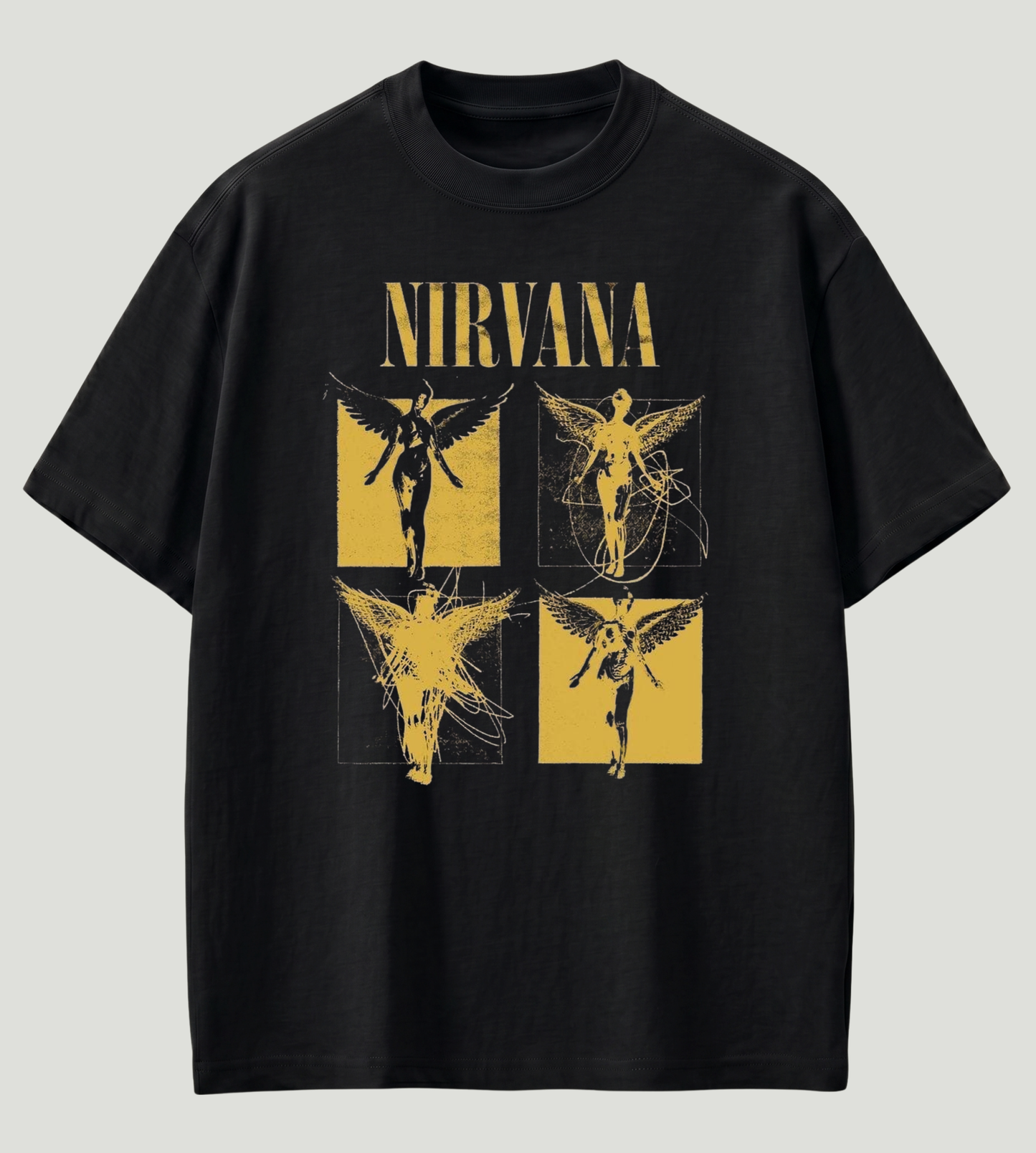 Nirvana Premium Oversized T-Shirt | 210 GSM 100% Cotton | Store89 Originals