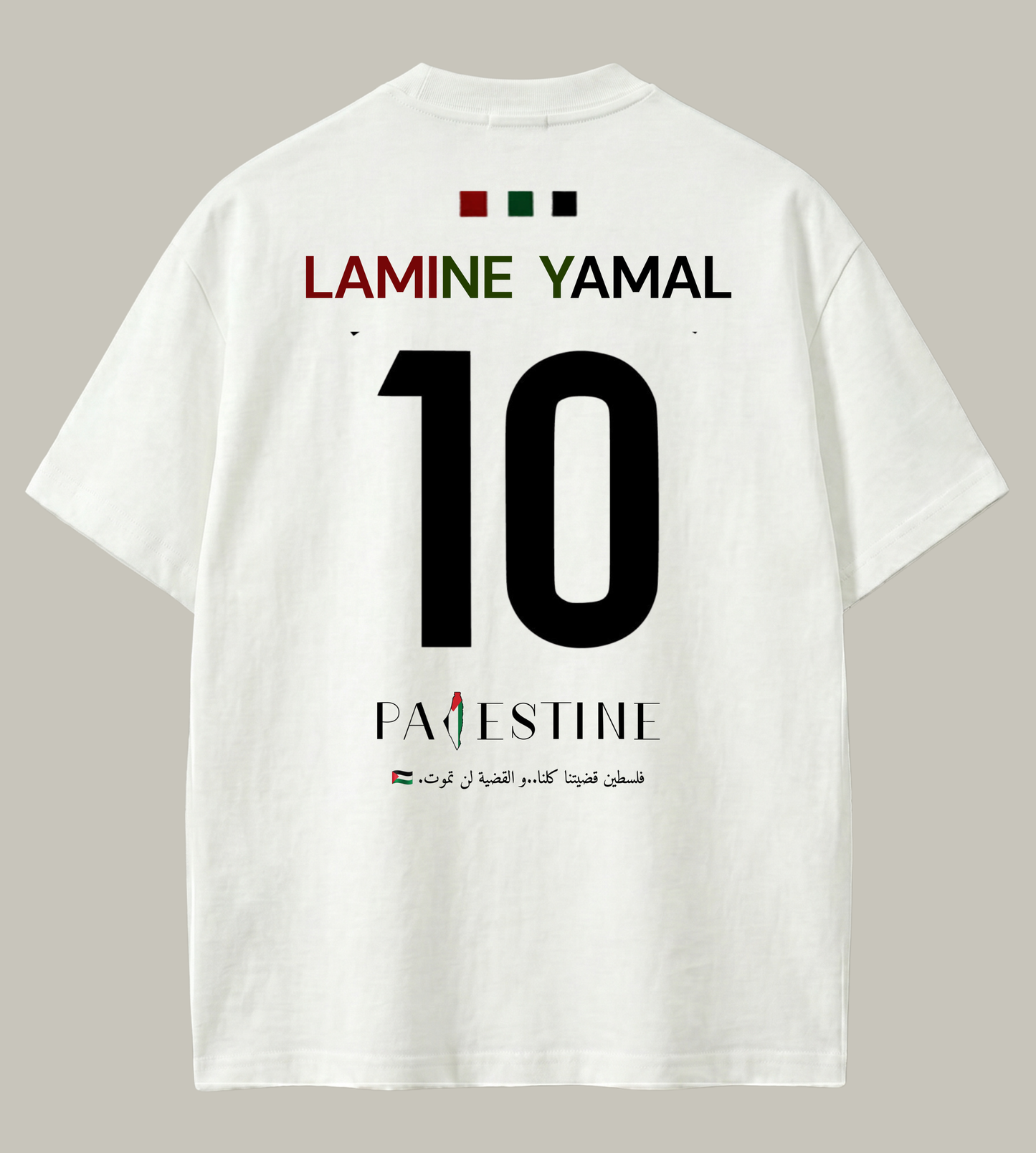 Palestine × Lamine Yamal Oversized T-Shirt | Football for Freedom Edition