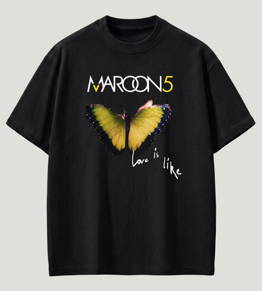 Maroon 5 Inspired Premium Oversized T-Shirt | 210 GSM 100% Cotton | Store89 Originals