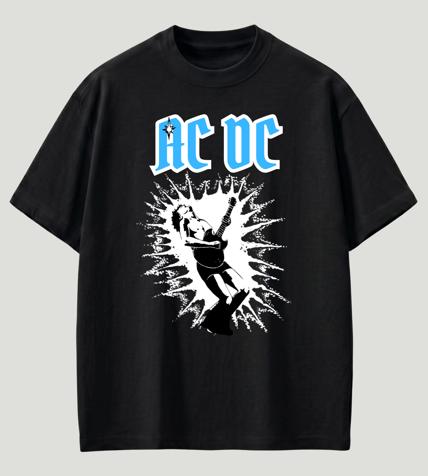 AC/DC Inspired Premium Oversized T-Shirt | 210 GSM 100% Cotton | Store89 Originals