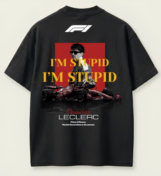 Charles Leclerc Oversized T-Shirt | Motorsport Streetwear