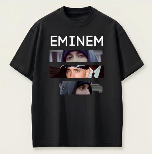 Eminem Oversized Graphic T-Shirt | 210 GSM Premium Cotton | Streetwear Edition