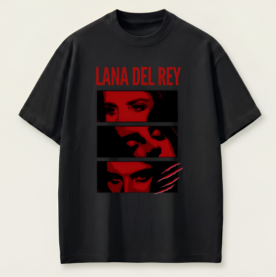 Lana Del Rey Oversized Graphic T-Shirt | 210 GSM Premium Cotton | Vintage Aesthetic Streetwear