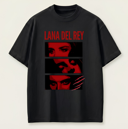 Lana Del Rey Oversized Graphic T-Shirt | 210 GSM Premium Cotton | Vintage Aesthetic Streetwear