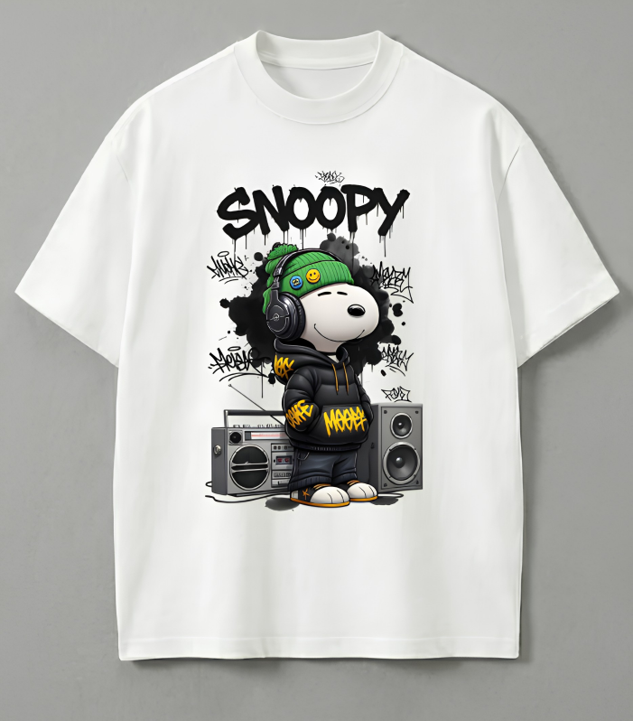 Store89 Oversized Streetwear T-Shirt | 210 GSM Premium Cotton | High-Quality DTF Print | Half Sleeves